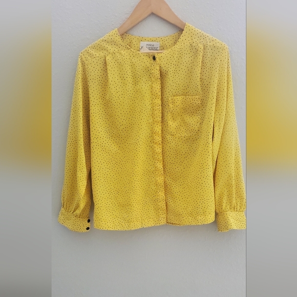 Petite illustration button down shirt - Picture 5 of 5